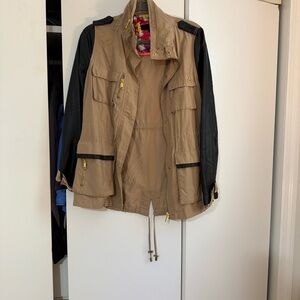 Steve Madden Multicolor Floral Jacket with Gold Accent